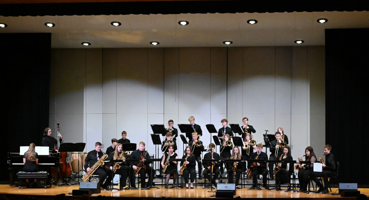 Norwalk High School's final jazz band performance of the year.